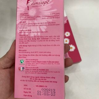 Dung dịch vệ sinh CAMISEPT 220ml