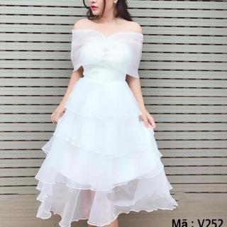 Váy xoè tầng công chúa ảnh thật