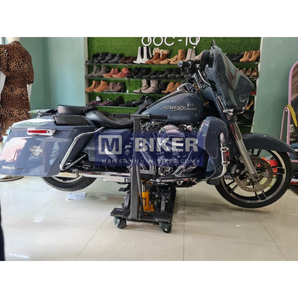 Ben nâng xe moto thủy lực di chuyển cho xe Harley davidson, Triumph, Cruiser, classic, Mbiker MB184 - Hàng Chính Hãng