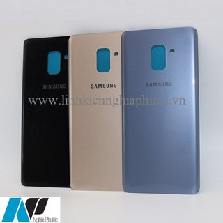 Nắp Lưng Samsung A8 Plus ( xanh dương)