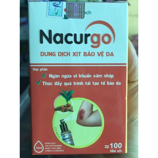 Nacurgo xịt vết thương 100 lần xịt