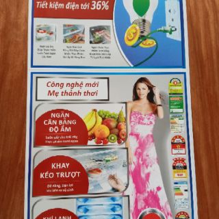 Tem dán tủ lạnh LG