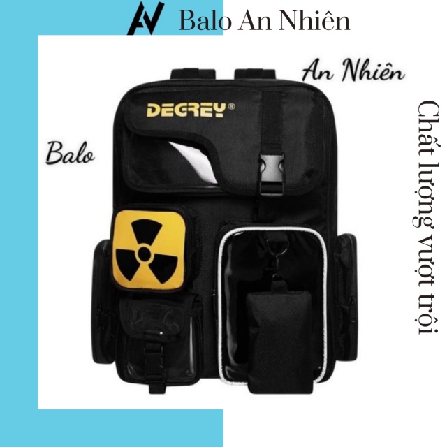 Balo Local Brand DEGREY Hạt Nhân Đi Học, Đi Chơi Thời Trang Chống Thấm
