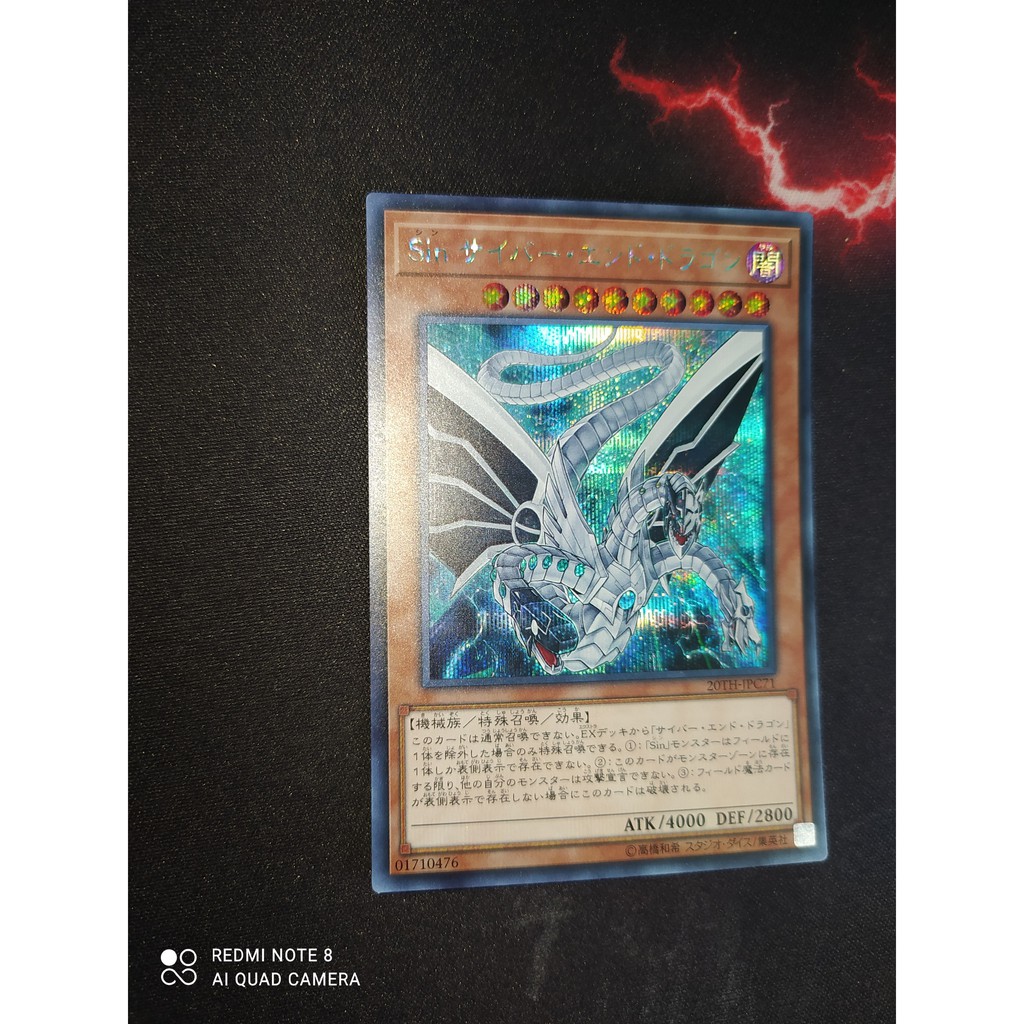 Malefic Cyber End Dragon 20TH-JPC71 Ultra Parralel Rare- Secret