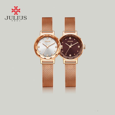 Đồng hồ nữ Julius Hàn Quốc chín hãng JA-917A JU1148 (Trắng bạc)
