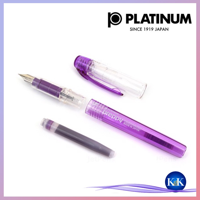 ❧K&K☙  Bút máy học sinh Preppy Nhật 0.3 mẫu mới MÀU TÍM