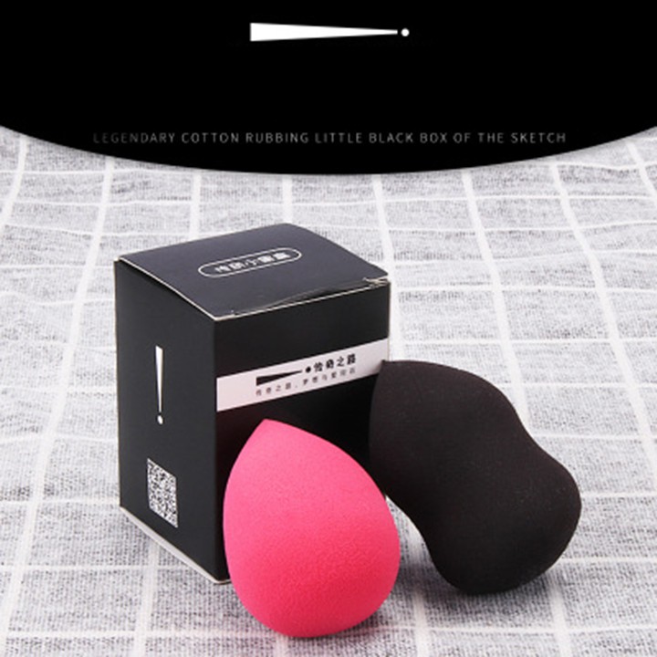 Bông mút tán make up kem nền che khuyết điểm tạo khối Cotton hình hồ lô giọt nước nhiều màu youngcityshop 30.000