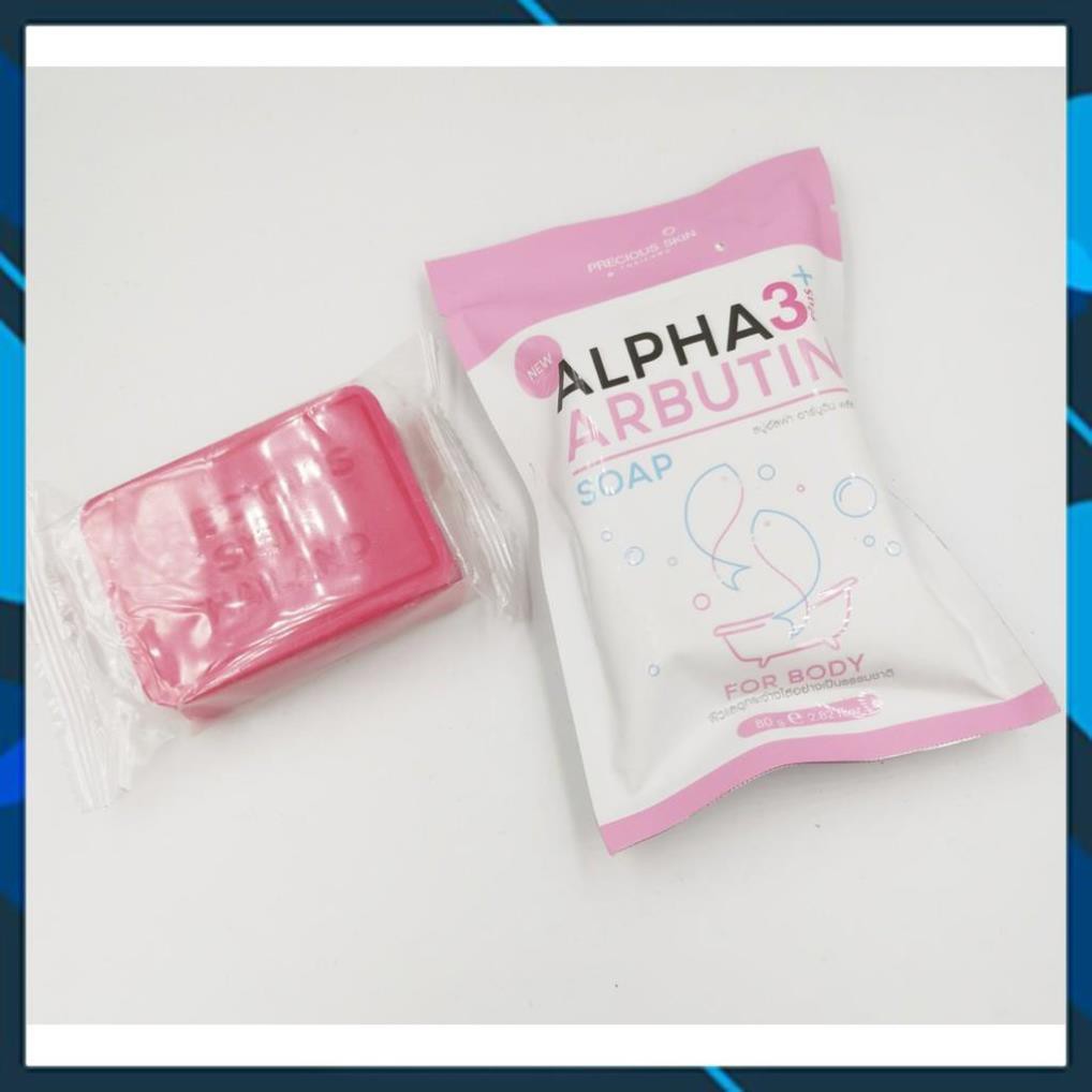 Xà Phòng🌈FREESHIP🌈Xà Phòng Tắm Trắng Da Body ALPHA ARBUTIN 3+ Plus 80g - Mỹ phẩm Authentic