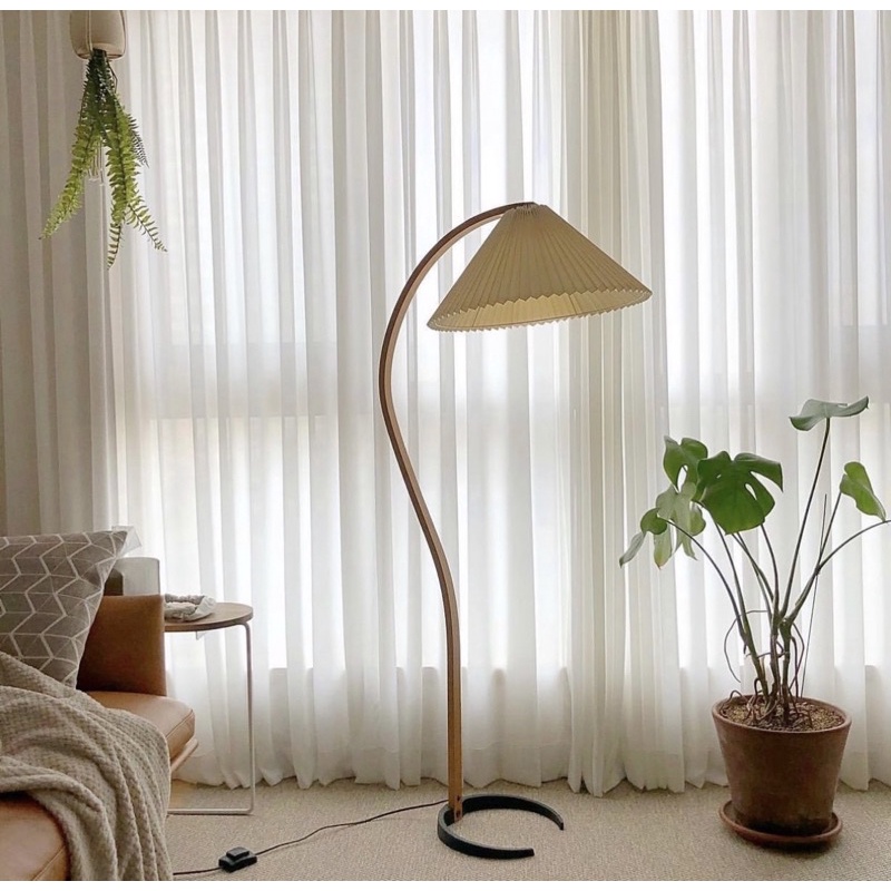 Đèn sàn cây decor phòng khách,phòng ngủ - phong cách Hàn Quốc