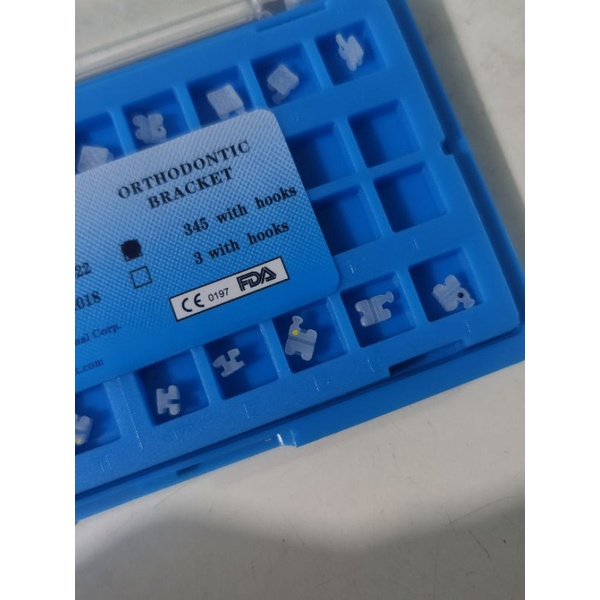 Mắc cài sứ thế hệ thứ 2, cắt CNC, hàng chính hãng mỹ