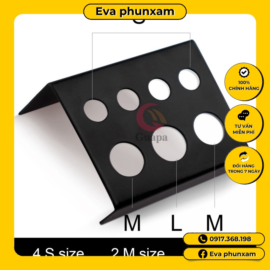 Đế kim loại đựng mực phun xăm