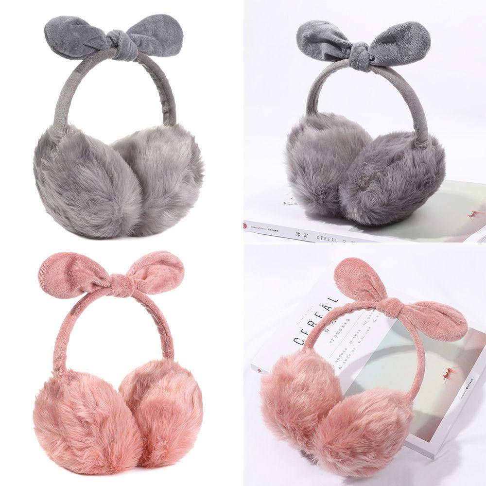 Chụp Tai Giữ Ấm Đính Nơ Xinh Xắn Thời Trang