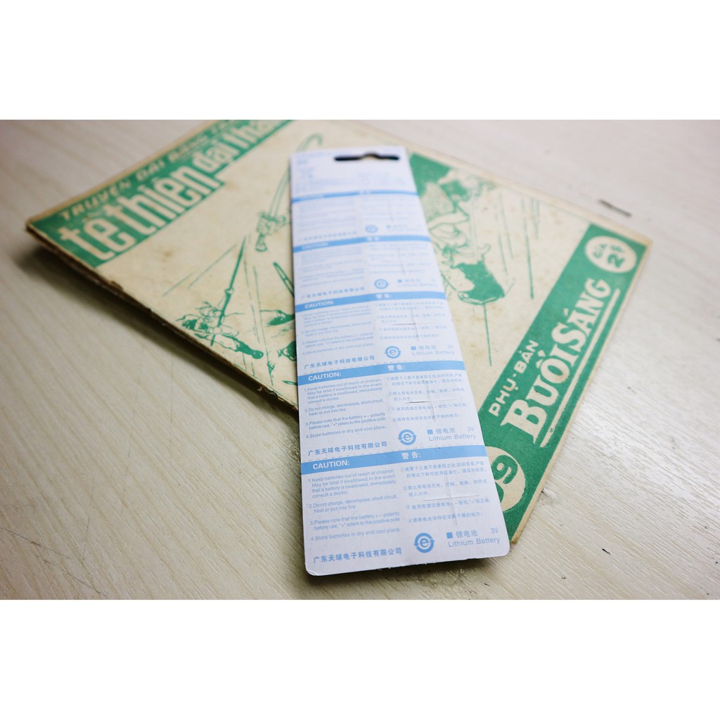 Vỉ 5 viên pin CR 2025 / CR 1632 / CR 2016