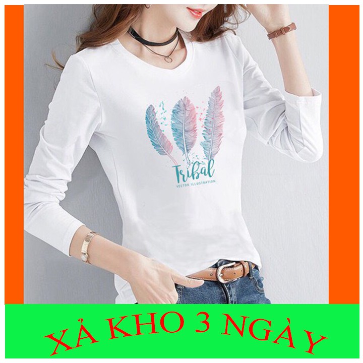 [ CỰC ĐẸP ] Áo thun nữ dài tay thu đông