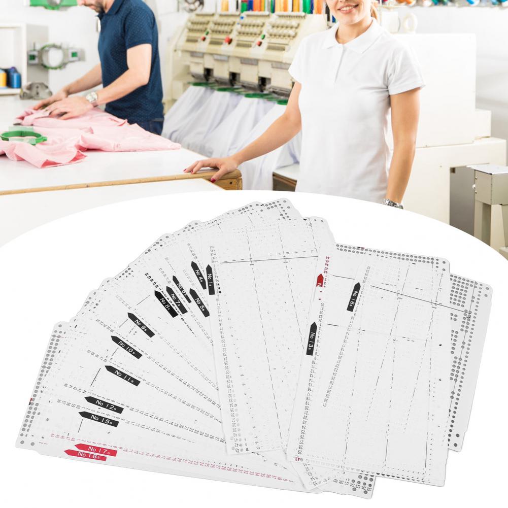 Iuxishop Knitting Machine Flower Punch Card No. 1‑20 Punching Accuracy Soft Durable