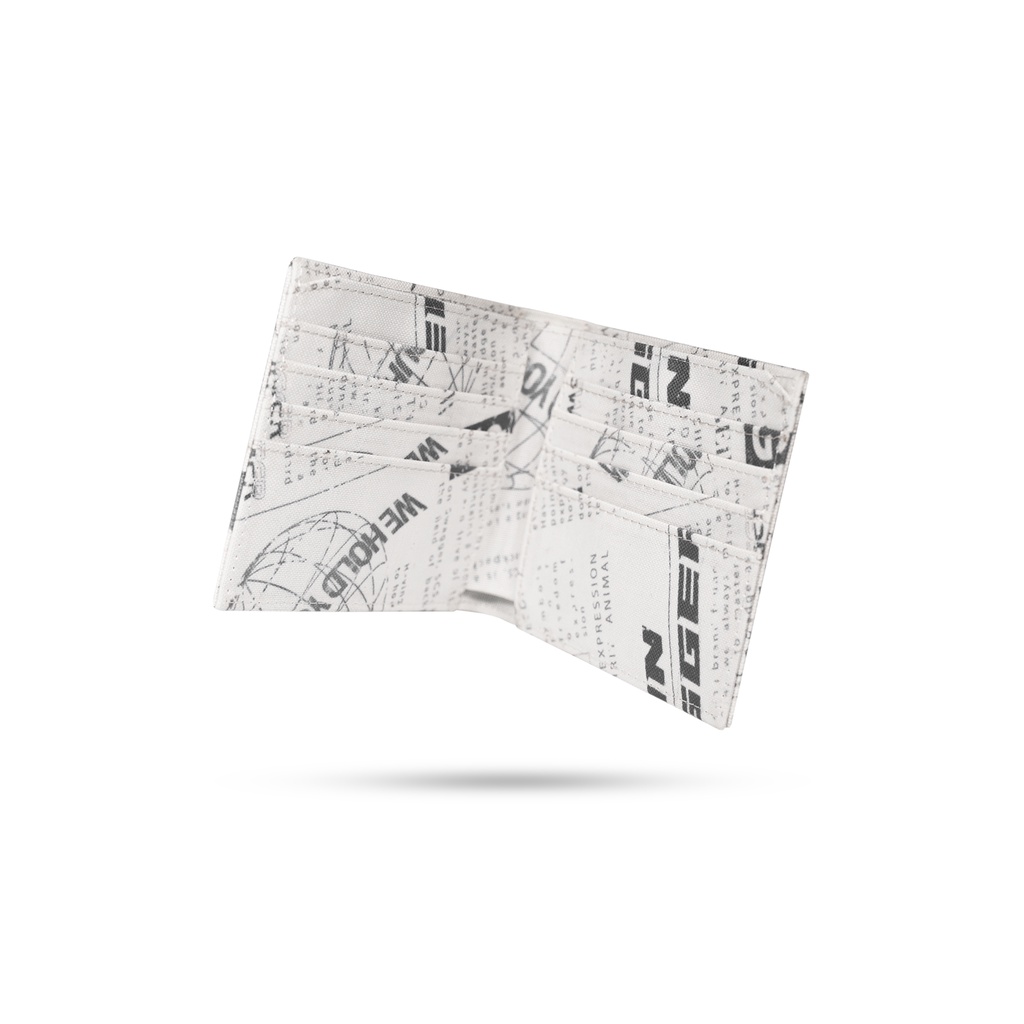 Ví Gập Đôi Nam In Báo SAIGON SWAGGER® Journal BiFold Wallet