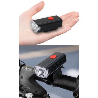 Đèn Led xe đạp trước sau sạc usb