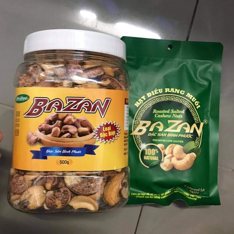 Hạt điều vỡ Bình Phước rang muối Bazan 500g loại A vỏ lụa sạch  - [true SEED hcm] | BigBuy360 - bigbuy360.vn