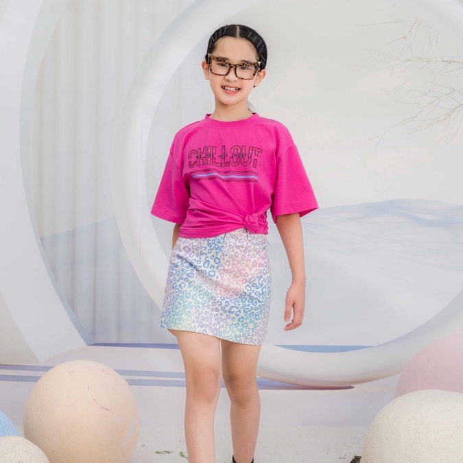 Áo thun JOOKYLI bé gái cotton style 57G0982