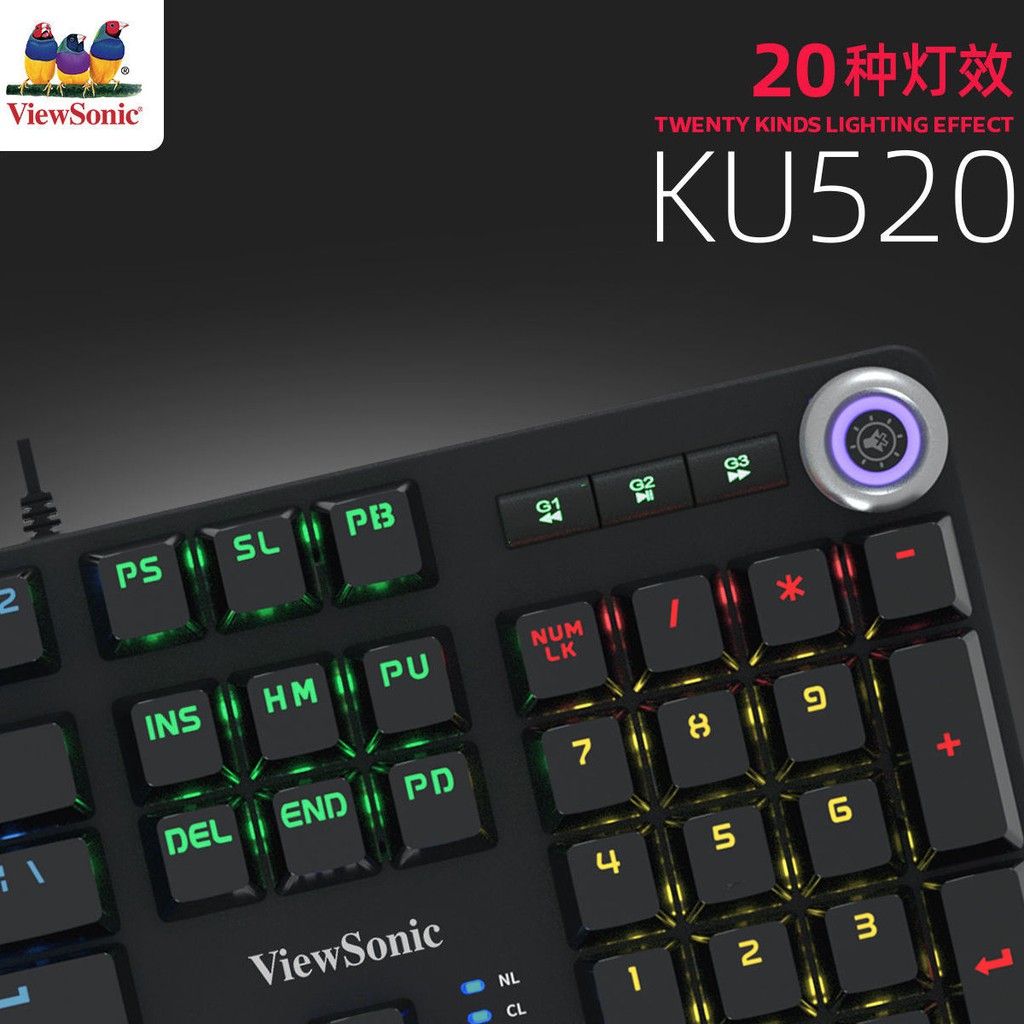 【Sẵn sàng giao hàng】 bàn phím cơ bàn phím cơ bàn phím gamingViewSonic true bàn phím cơ có dây máy tính đ | BigBuy360 - bigbuy360.vn