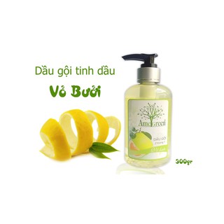 Dầu gội tinh dầu vỏ bưởi AMEGREEN ngăn rụng tóc