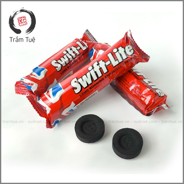 Than hoạt tính xông trầm⚡️ÍT KHÓI⚡️ Than xông trầm sạch, không mùi, mồi nhanh, cháy lâu