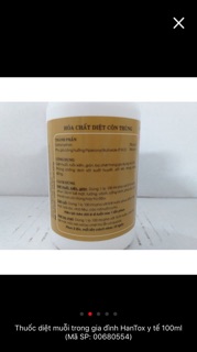 Thuốc phun muỗi ruồi kiến gián DÙNG TRONG GIA ĐÌNH 100ml
