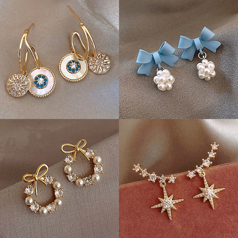 Bông Tai Hình Con Gái Phong Cách Mới 2022 Thời Trang Cho Nữ