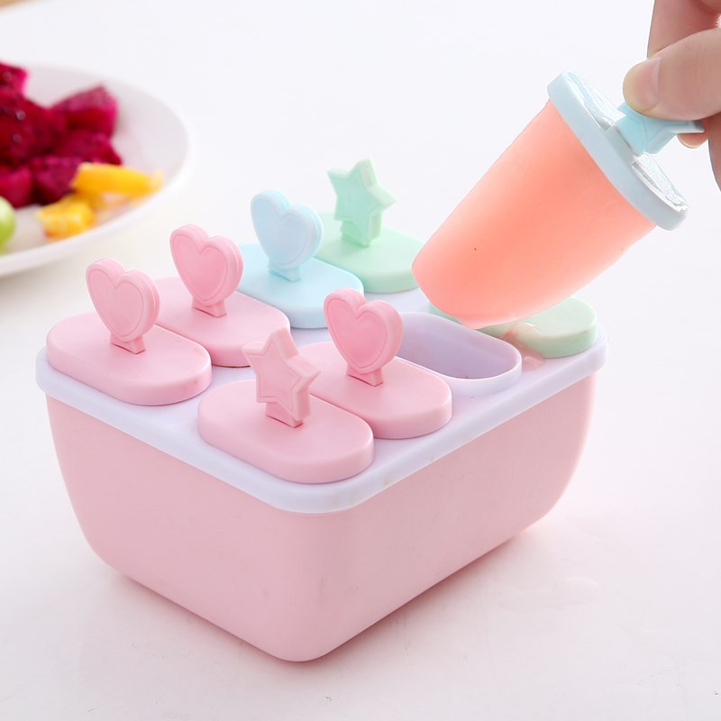 Bộ khuôn làm kem 8 que rời tiện dụng dễ làm