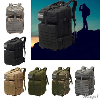 Balo dung tích lớn 45L chống thấm nước phong cách quân đội 3P 800D