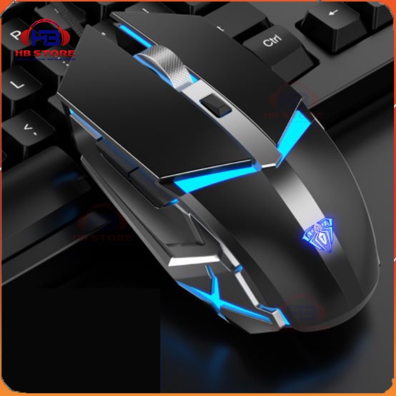 Chuột gaming có dây Aula S20 pro lập trình macro 4800DPI Led RGB nhiều chế độ cực đẹp