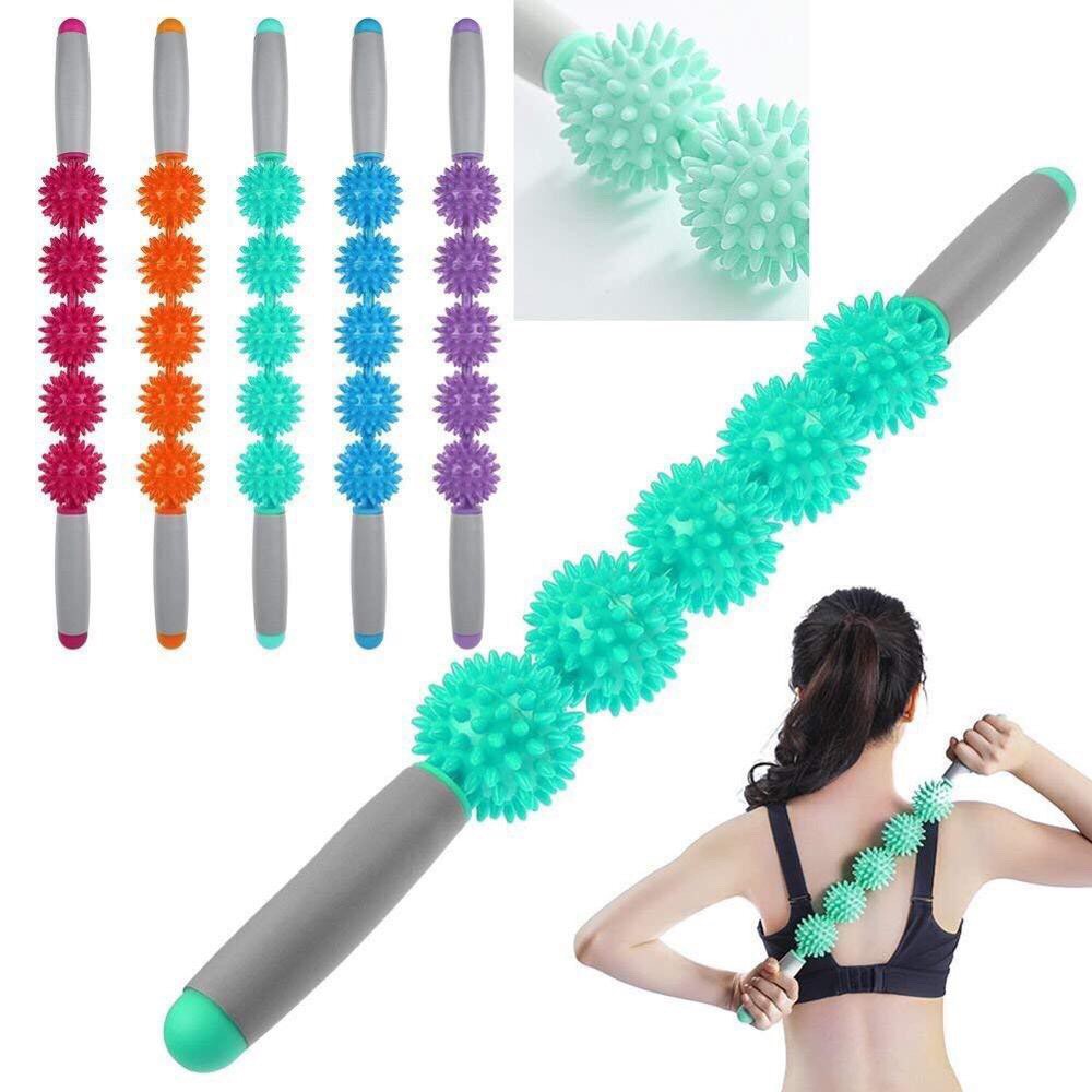 Thanh Lăn Massage Cơ Bắp 3 Bóng Gậy Lăn Massace Roller Stick