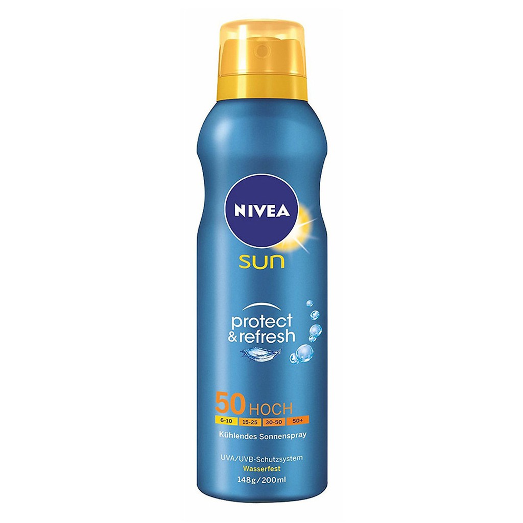 Xịt chống nắng NIVEA mát lạnh (200ml)