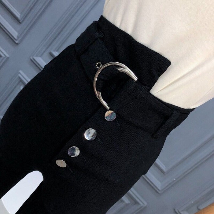 Quần Dài Nữ Lưng Cao Thời Trang Hàn