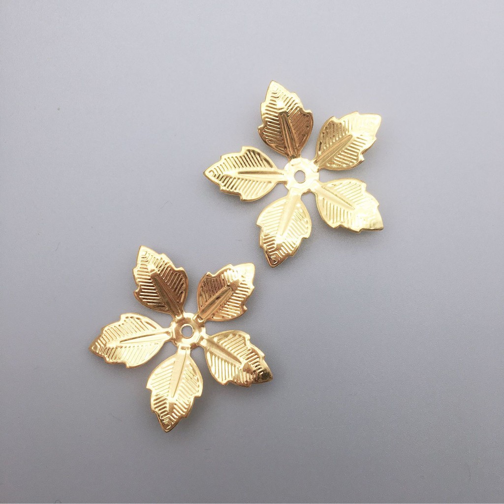 [Nguyên liệu làm trâm] 5 phiến hoa 5 cánh 43mm