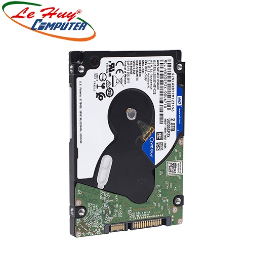 Ổ cứng HDD Laptop Western 2TB Blue 2.5 inch 5400RPM SATA3 128MB Cache (WD20SPZX)