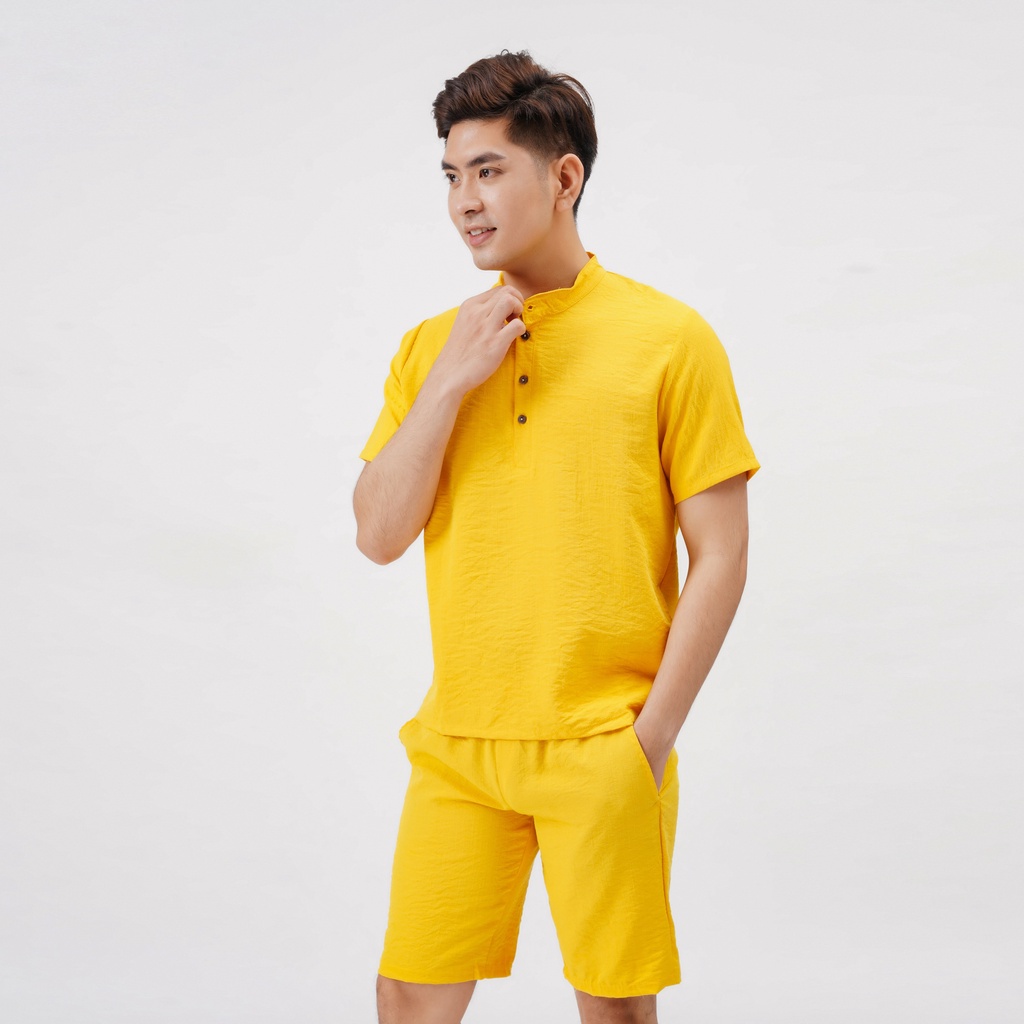 Bộ Đũi Nam Đồ Bộ Nam Cộc Tay Cổ Tàu  Mặc Hè SUTOMAN BD33 | BigBuy360 - bigbuy360.vn