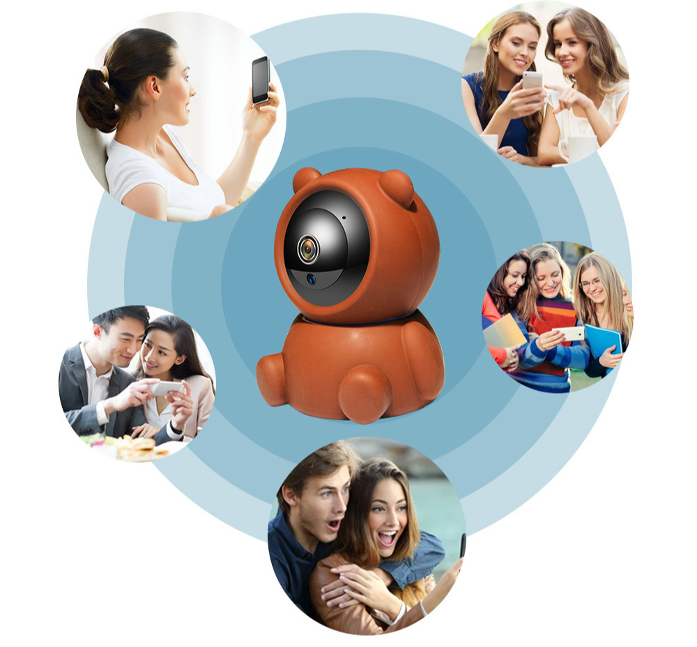 Camera Giám Sát Wifi Không Dây 5 Triệu Pixel Hd Xoay 360 Độ Kèm Phụ Kiện Máy quay video gia đình Camera mạng gia đình