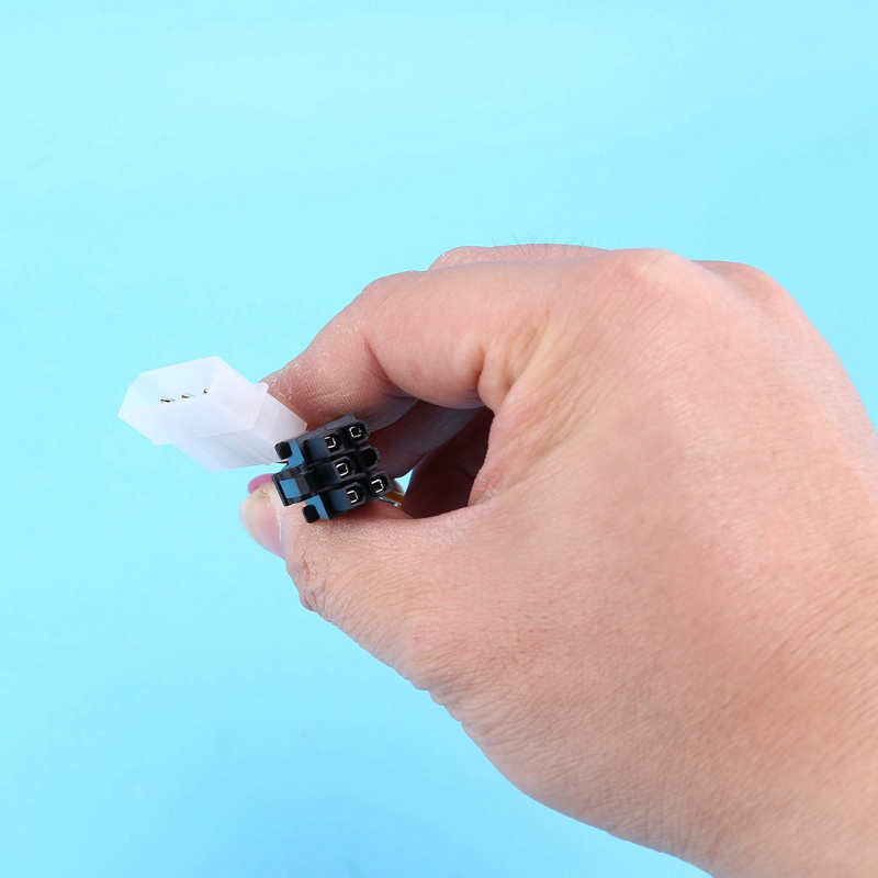 Cáp Nguồn Chuyển Đổi 4-Pin Đực Sang 6 Pin Cái Cho PCIe PCI Express