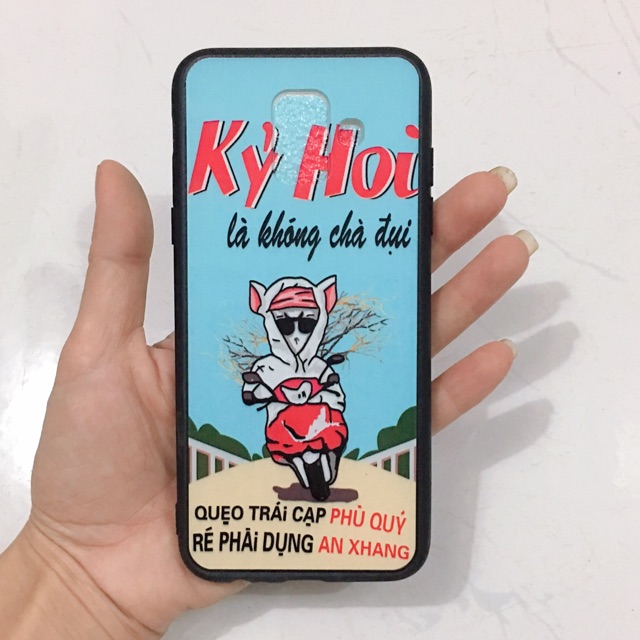 Ốp lưng sam sung A6 ( nền xanh)