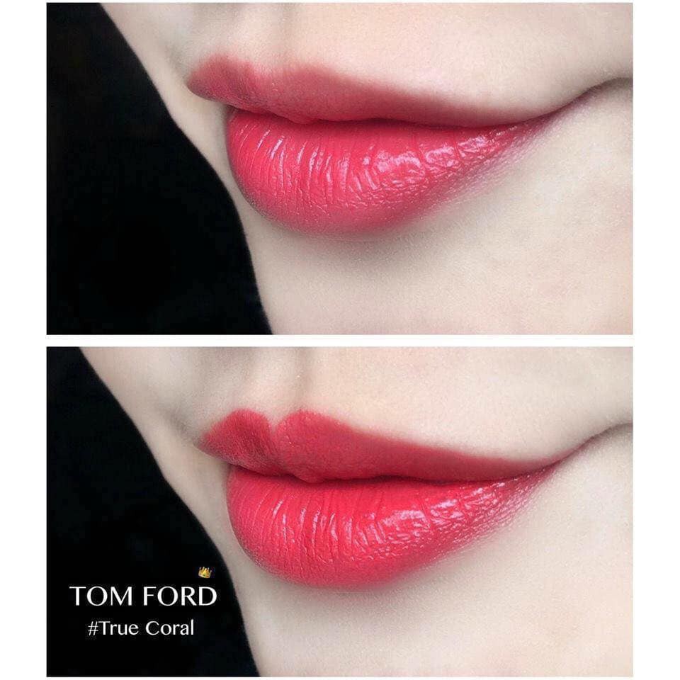 Son TOMFORD - Vỉ Sample 3 màu: 04 Indian Rose - 09 True Coral - 16 Scarlet Rouge