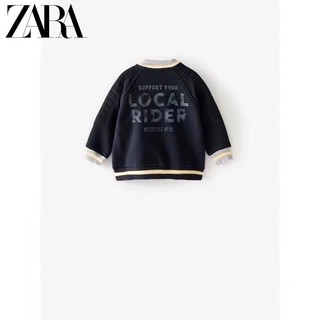 Áo bomber Zara BT logo lá cờ