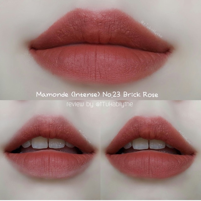 SON MAMONDE CREAMY TINT COLOR BALM INTENSE MÀU 23 - Brick rose | BigBuy360 - bigbuy360.vn
