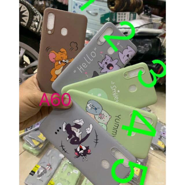 Ốp Samsung A60 dẻo in hình kute