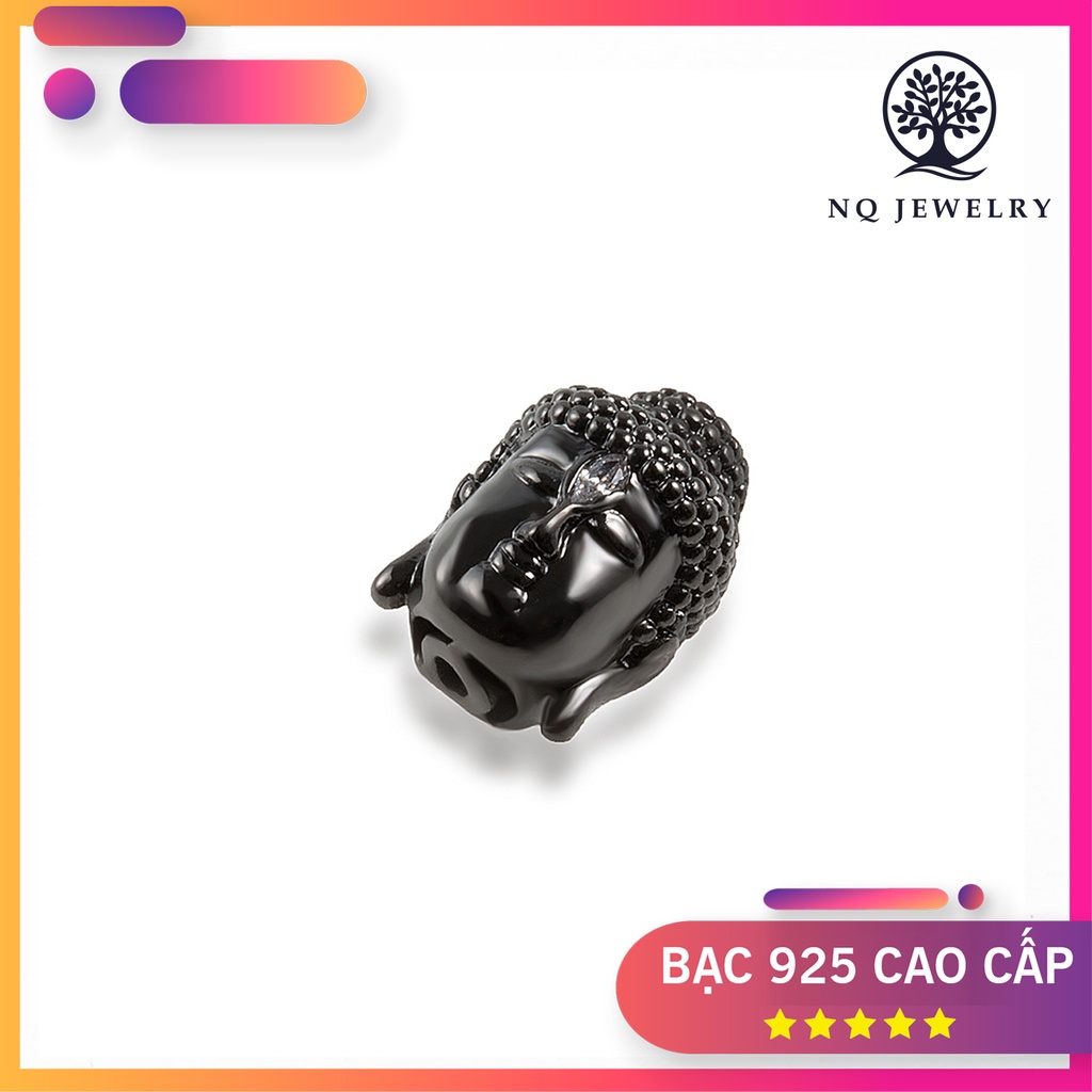 Charm hợp kim đầu phật xỏ ngang