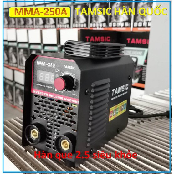 Máy hàn điện tử mini TAMSIC 250A hàn que 1,6 - 3.2