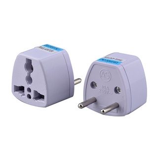 Phích cắm chuyển 3 chấu sang 2 chấu TRÒN, phích cắm chuyển ba chạc SANG 2 CHẠC tiện dụng