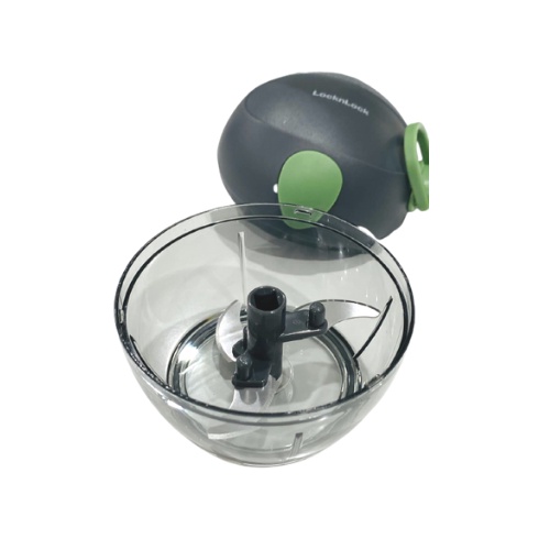 Máy xay tỏi ớt, Dụng cụ băm rau củ quả mini cầm tay Lock&Lock CKS321 180ml, xay hành, thịt, cá đa năng làm đồ ăn dặm