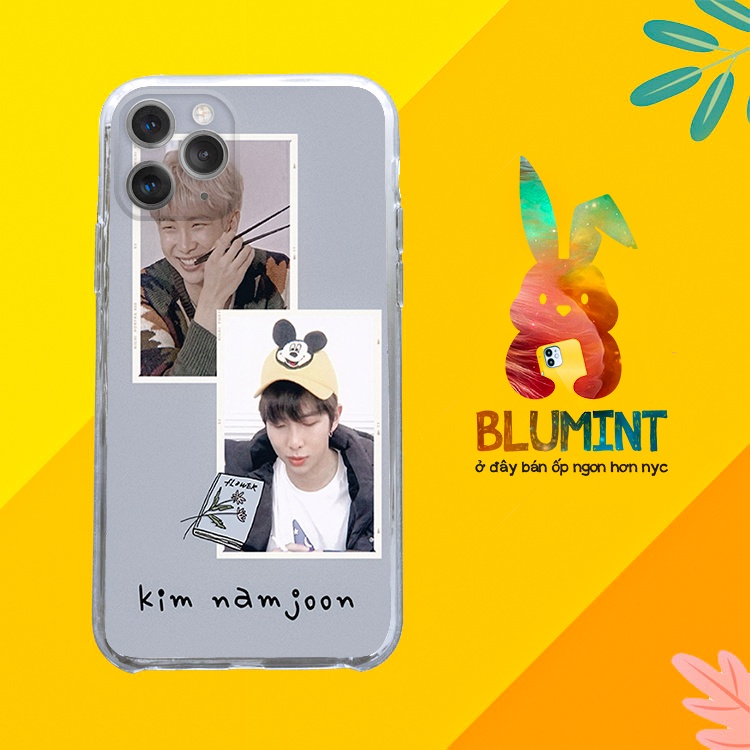 Ốp lưng ip BTS Kim NamJoon đáng iu Blumint cho iPhone 6 đến iphone13 BLUKNJ0035