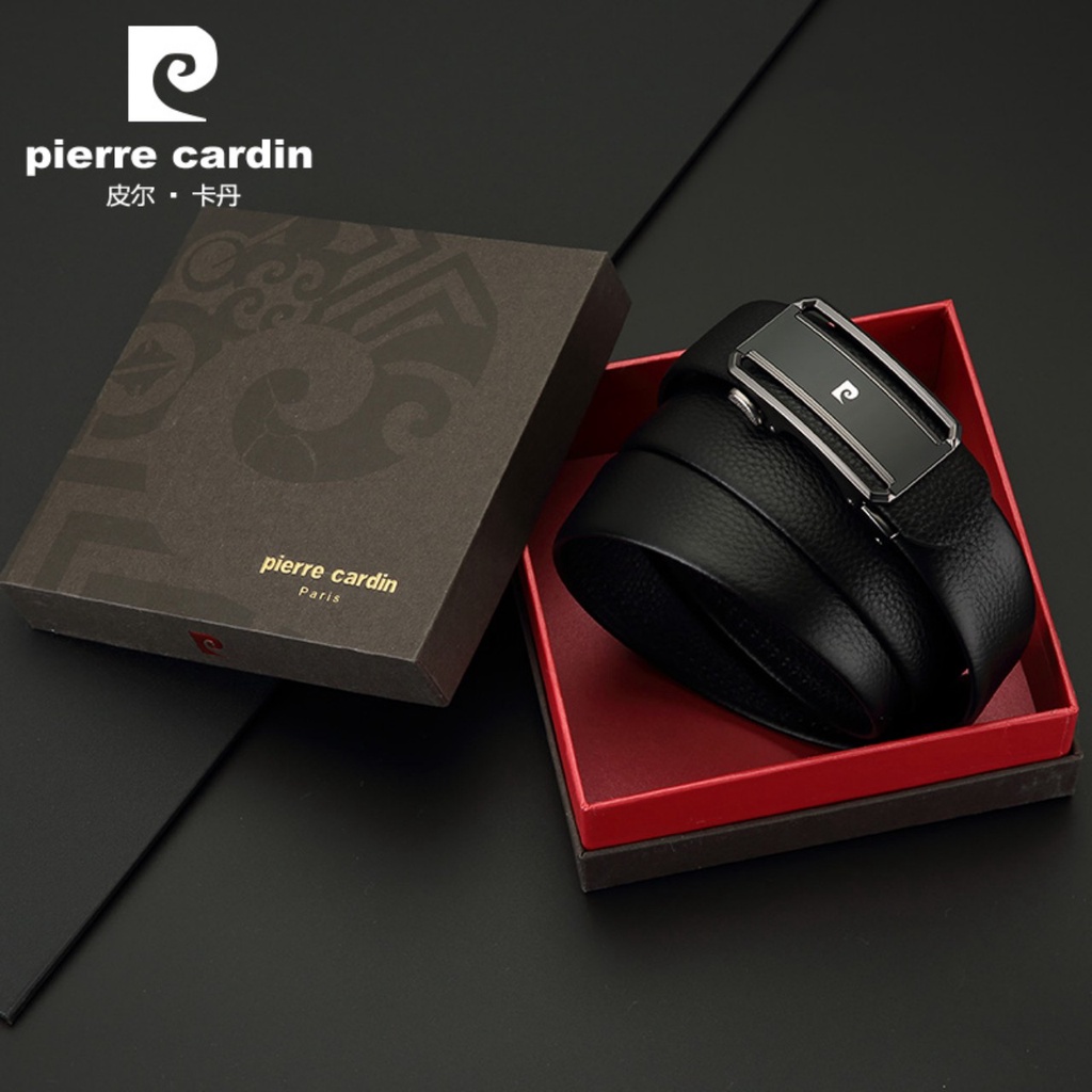 Thắt lưng nam cao cấp Pierre Cardin chính hãng, dây nịt nam da thật cao cấp da thật phong cách doanh nhân sang  trọng